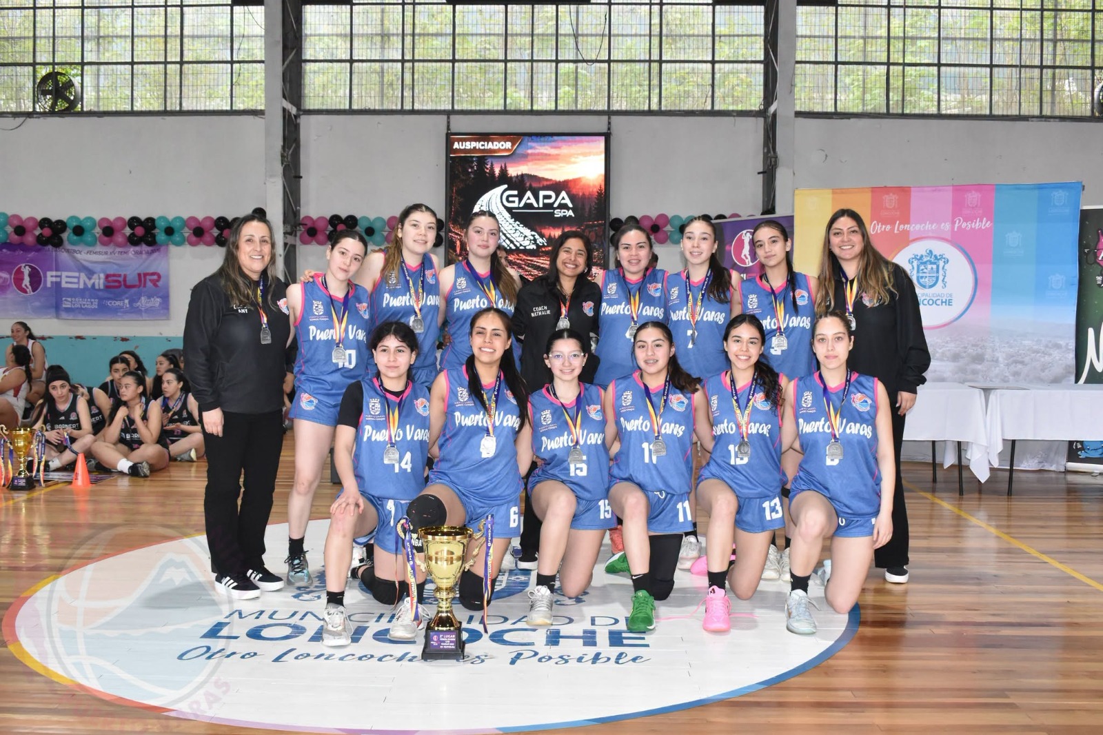 Thiara Mancilla en el cuadrangular final FEMISUR U18
